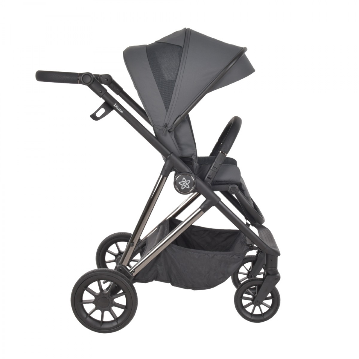 πολυκαροτσι dione 3 in 1 titanium grey  bebe stars