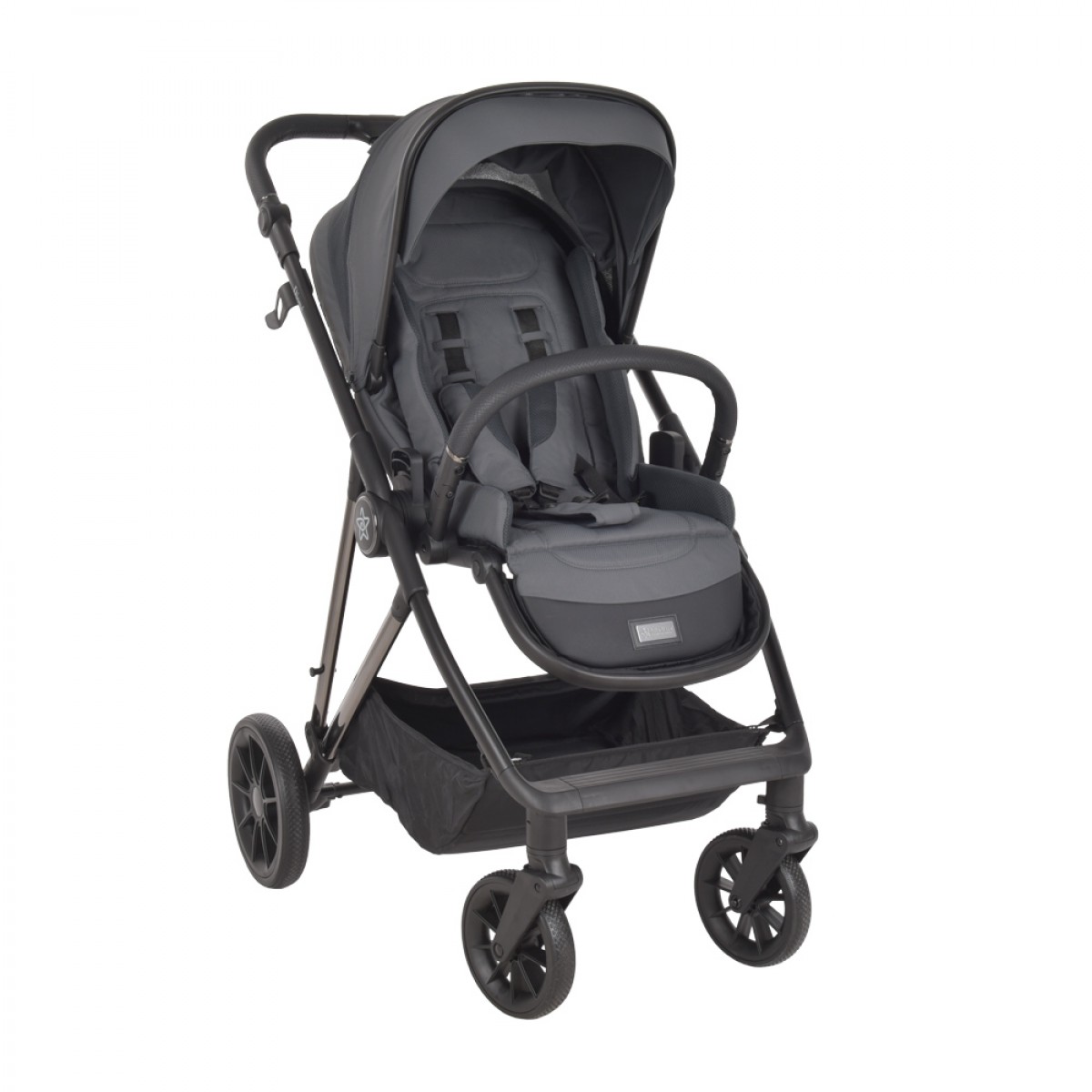 πολυκαροτσι dione 3 in 1 titanium grey  bebe stars
