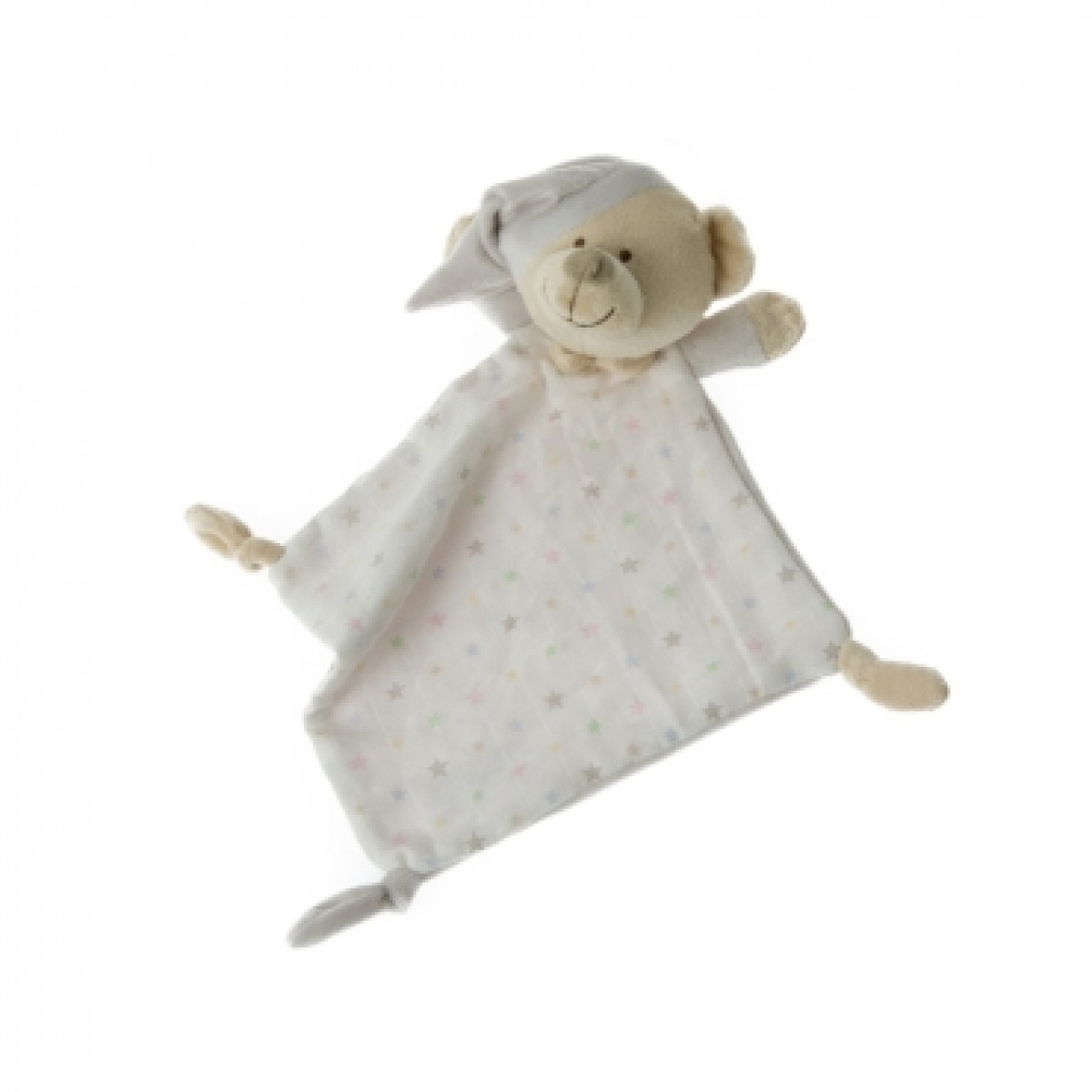 Πανάκι Παρηγοριάς Gamberritos 100% Cotton Αρκουδάκι Γκρι