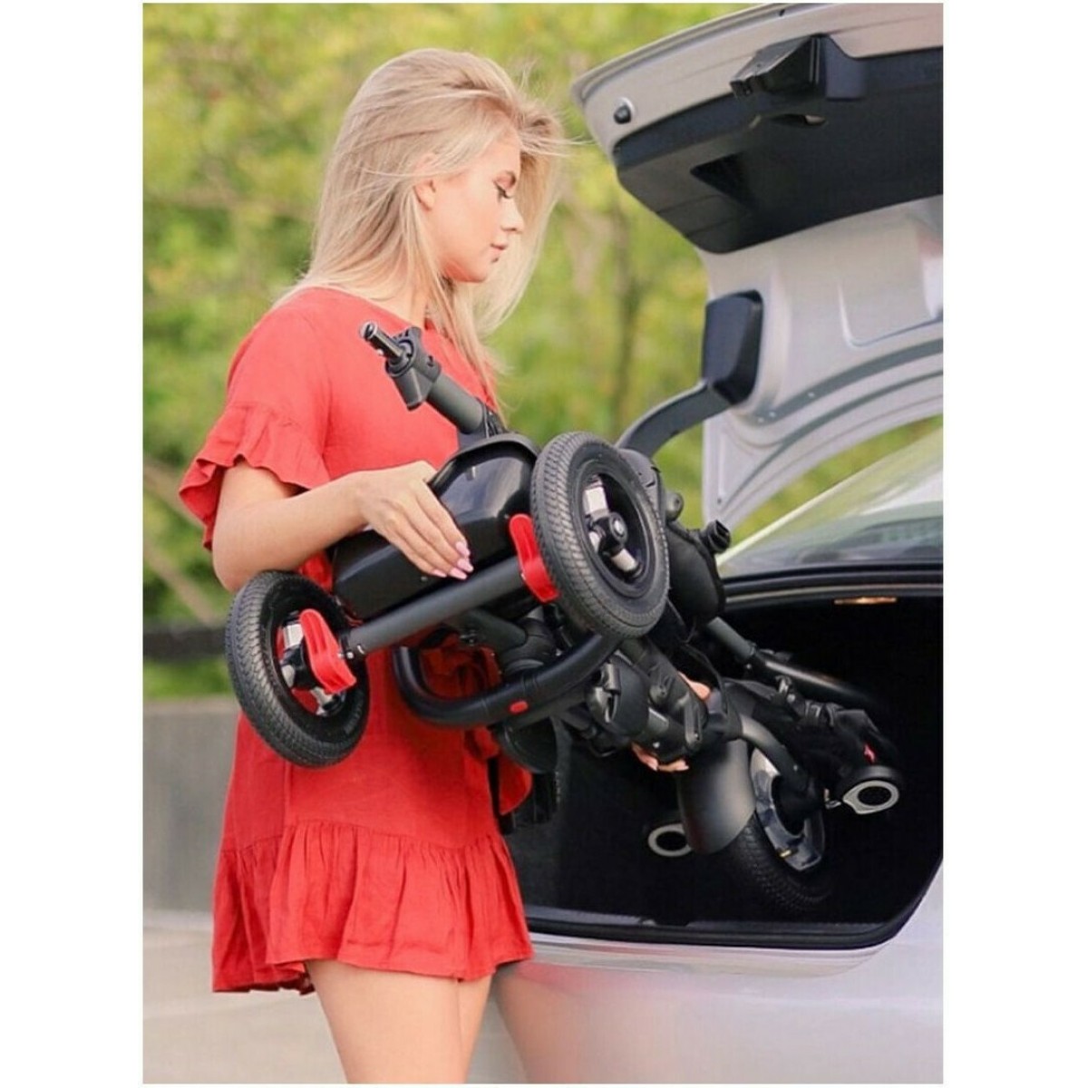 Τρίκυκλο Ποδήλατο Rito Air Grey QPlay