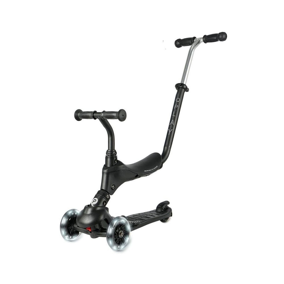 QPlay Sema Pro 5in1 Scooter Πατίνι Μαύρο QPlay Sema Pro 5in1 Scooter Πατίνι Μαύρο