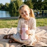 Ανοξείδωτο Μπουκάλι-Θερμός 350ml με Χερούλι – MAKE A WISH LITTLE BIRD ABO