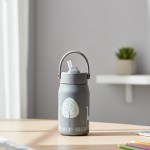 Ανοξείδωτο Μπουκάλι-Θερμός 350ml με Χερούλι – ALWAYS LOOK UP – LIKE A GIRAFFE ABO