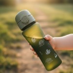 Πλαστικό Μπουκάλι Νερού Tritan 350ml – IN A FAST WORLD BE A TURTLE ABO
