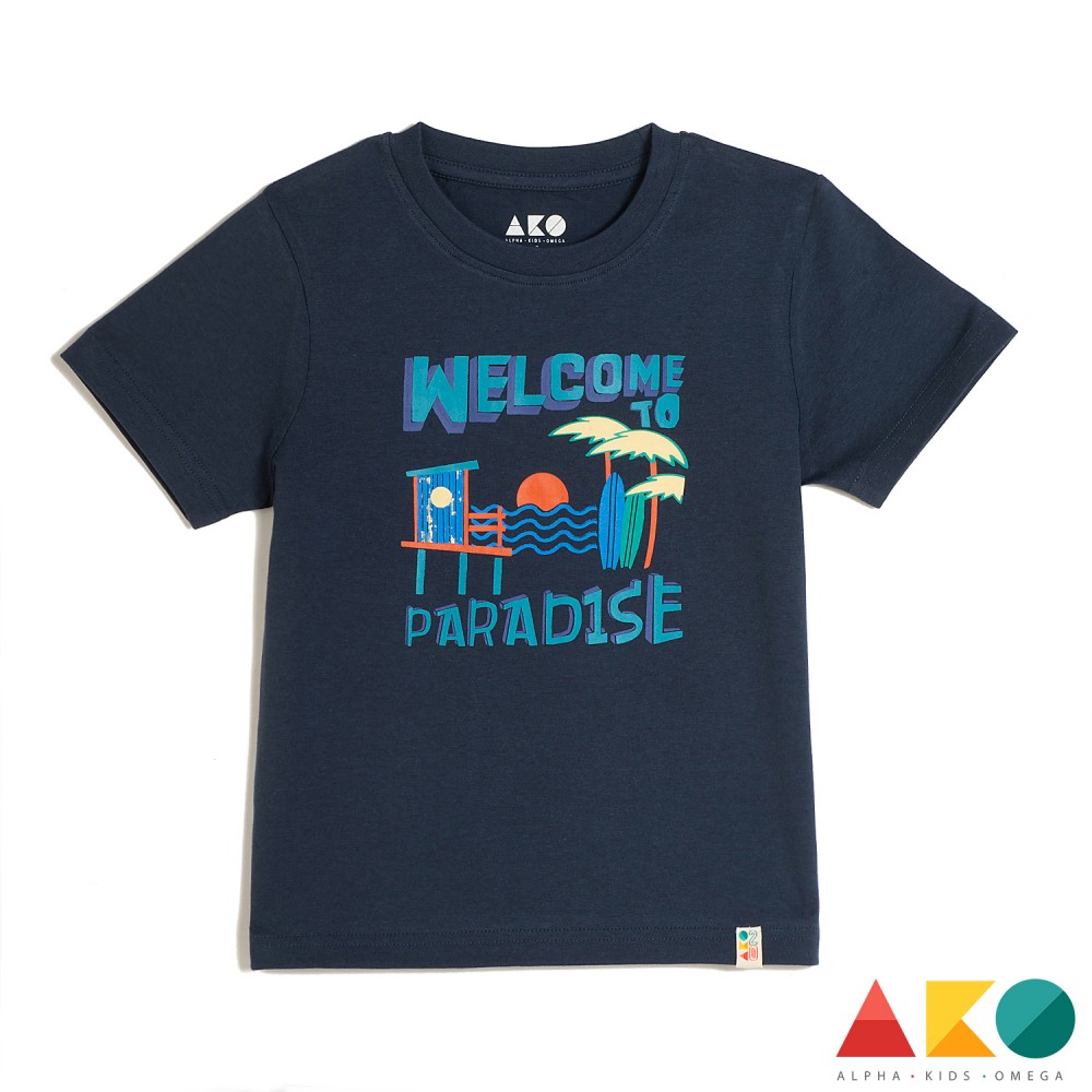 Μπλούζα κοντομάνικη Welcome to paradise AKO