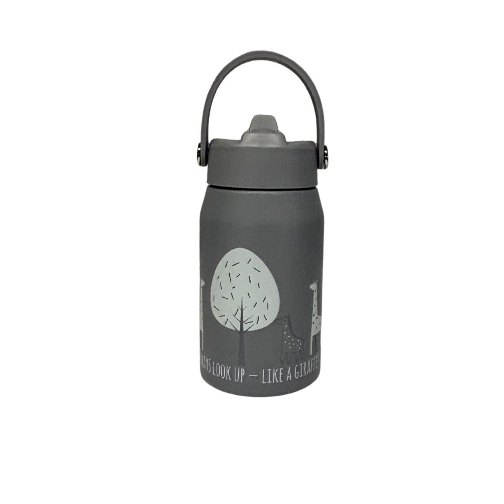 Ανοξείδωτο Μπουκάλι-Θερμός 350ml με Χερούλι – ALWAYS LOOK UP – LIKE A GIRAFFE ABO
