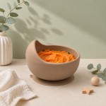 Μπολ Σιλικόνης με Βεντούζα Χακί – ABO