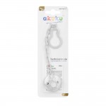 Κλιπ Πιπίλας Grey akuku A0700 (Χρώμα: Γκρι) - akuku