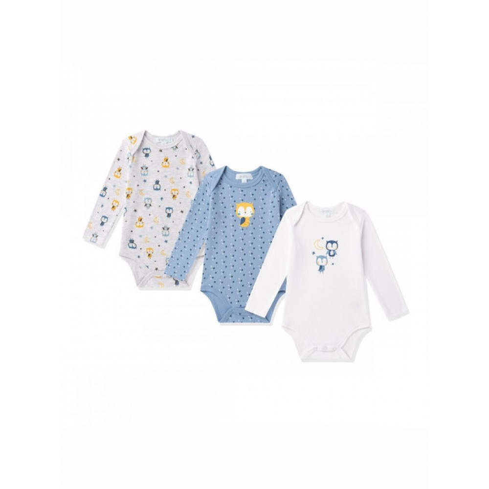 Εσώρουχα 3 τεμάχια owl blue amomi