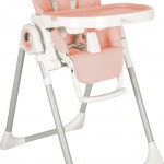 Καρεκλάκι Φαγητού Baby Adventure Viva 2 Powder Pink  ( οικολογικό δέρμα)