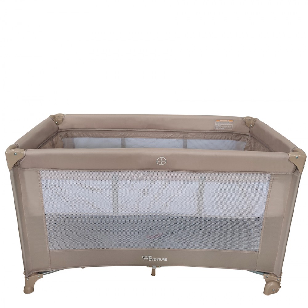 Baby Adventure Παρκοκρέβατο Dream 2 θέσεων Beige