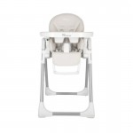 Καρεκλάκι Φαγητού Baby Adventure Viva 2 Light Grey  ( οικολογικό δέρμα)