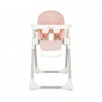 Καρεκλάκι Φαγητού Baby Adventure Viva 2 Powder Pink  ( οικολογικό δέρμα)
