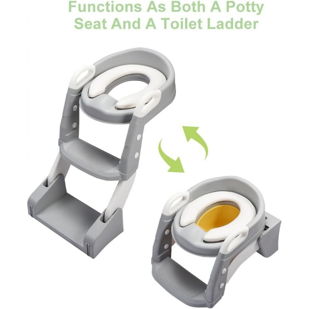 Babywise 3 σε 1 Εκπαιδευτική Σκαλιέρα Τουαλέτας – Grey Babywise 3 σε 1 Εκπαιδευτική Σκαλιέρα Τουαλέτας – Grey