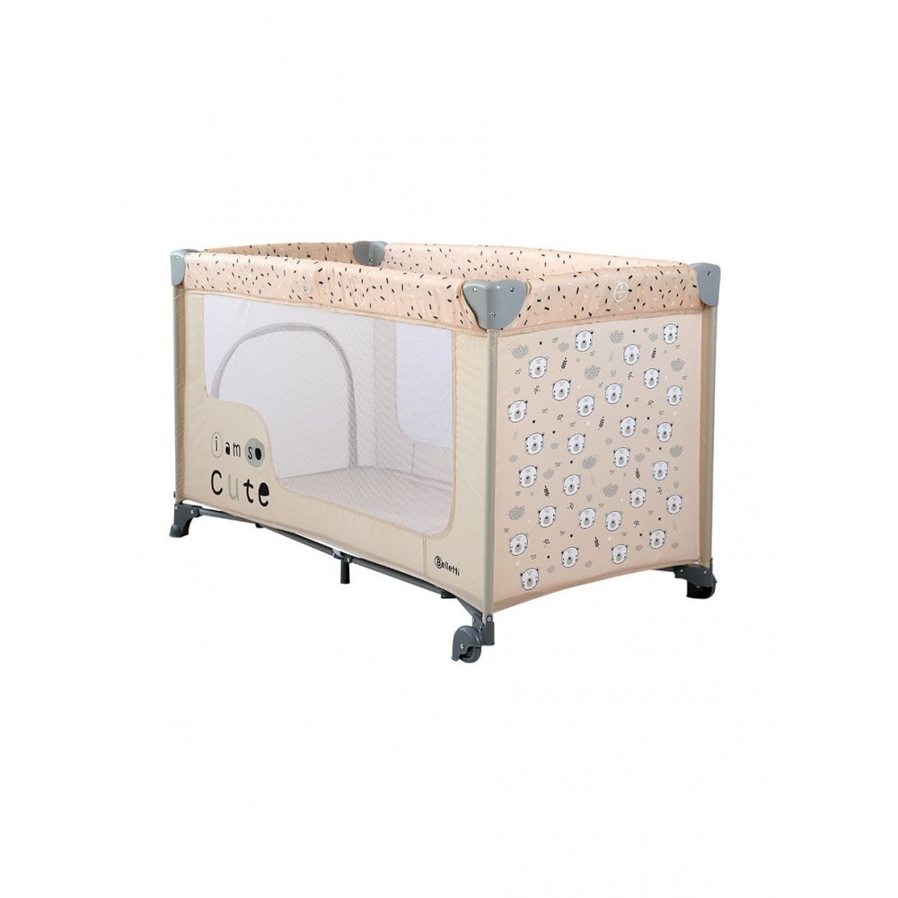 Belletti Παρκοκρέβατο Play & Sleep Beige