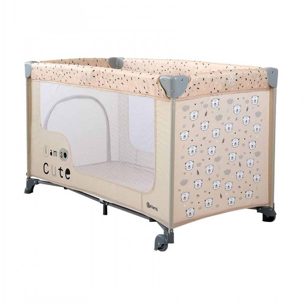 Belletti Παρκοκρέβατο Play & Sleep Beige