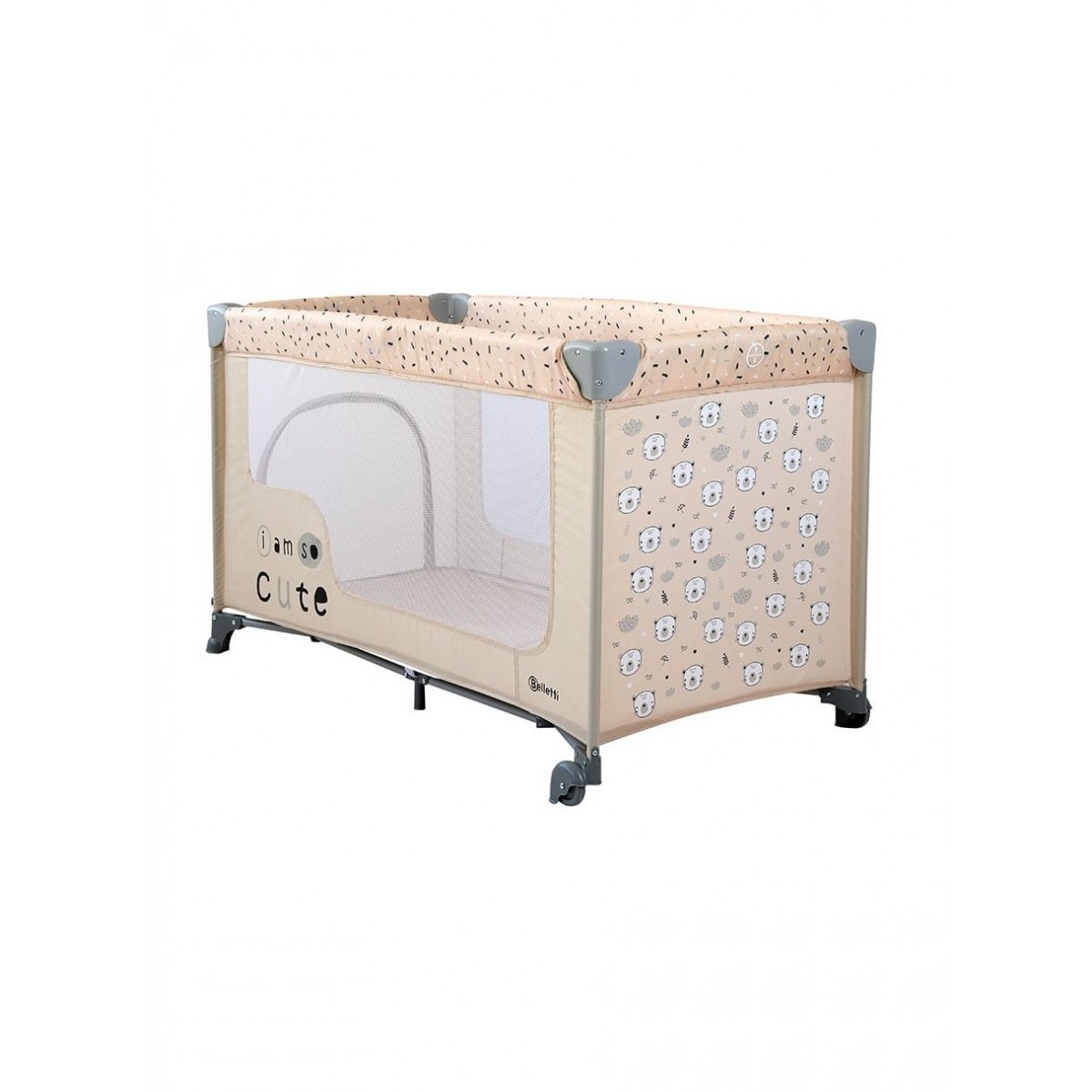 Belletti Παρκοκρέβατο Play & Sleep Beige
