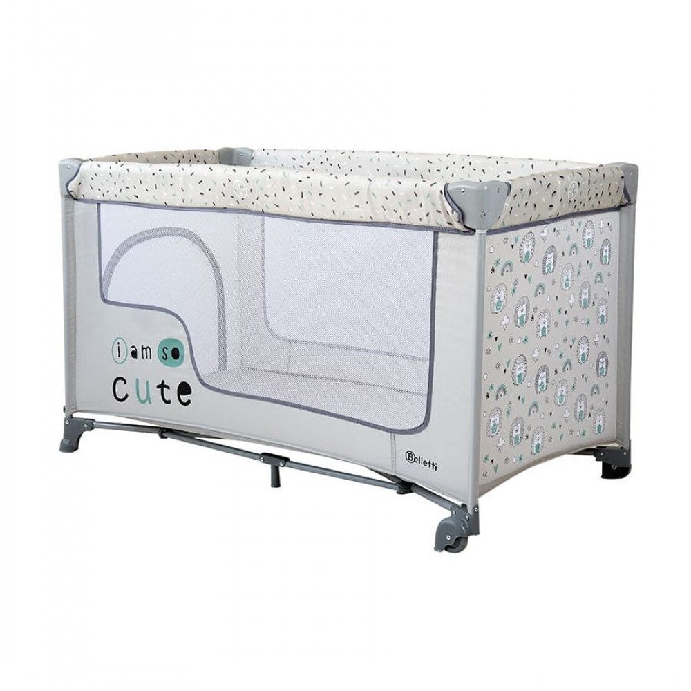 Belletti Παρκοκρέβατο Play & Sleep Gray
