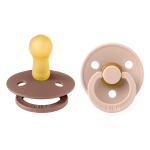 Bibs Πιπίλες Καουτσούκ No2 για 6-18 μηνών Colour WOODCHUCK/BLUSH 2τμχ Bibs Πιπίλες Καουτσούκ No2 για 6-18 μηνών Colour WOODCHUCK/BLUSH 2τμχ