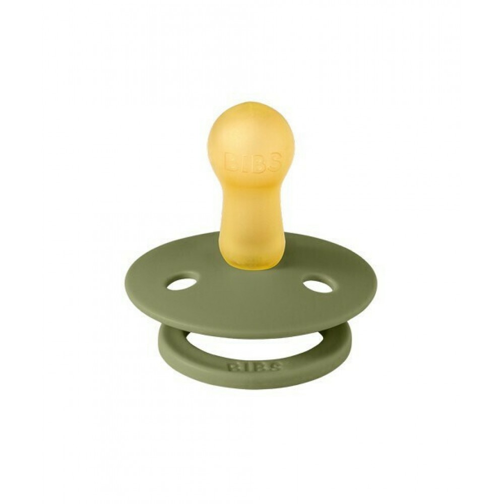 Bibs Πιπίλες Καουτσούκ No2 για  6-18 μηνών Colour Ivory/Sage  2τμχ