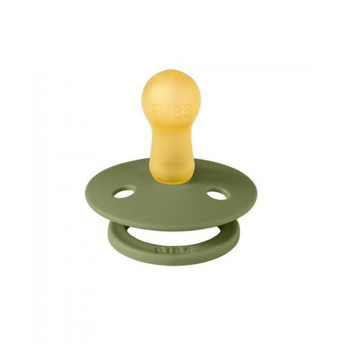 Bibs Πιπίλες Καουτσούκ No2 για  6-18 μηνών Colour Ivory/Sage  2τμχ