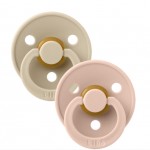 Bibs Πιπίλες Καουτσούκ No1 για  0-6 μηνών Colour VANILLA/BLUSH  2τμχ