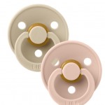 Bibs Πιπίλες Καουτσούκ No2 για  6-18 μηνών Colour Vanilla/Blush  2τμχ