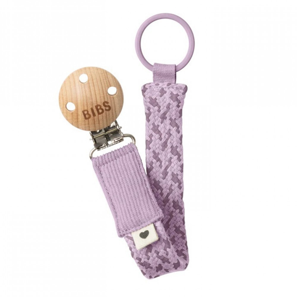 Bibs Κλιπ Πιπίλας Braid Violet Sky/Mauve