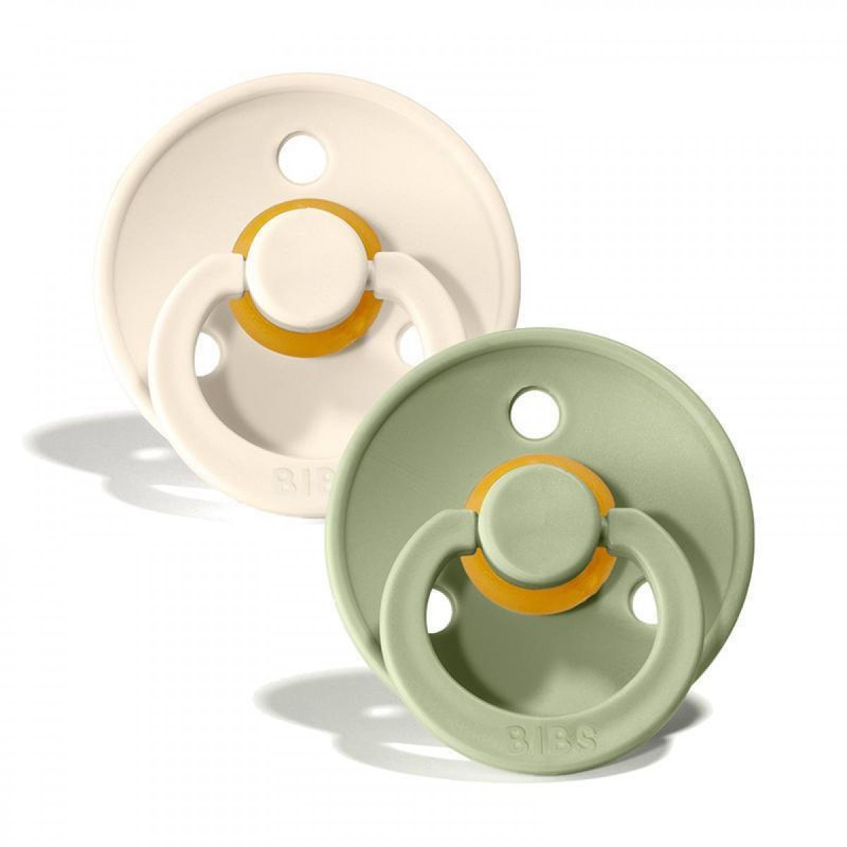 Bibs Πιπίλες Καουτσούκ No3 για 18-36 μηνών Colour IVORY/ SAGE 2τμχ Bibs Πιπίλες Καουτσούκ No3 για 18-36 μηνών Colour IVORY/ SAGE 2τμχ