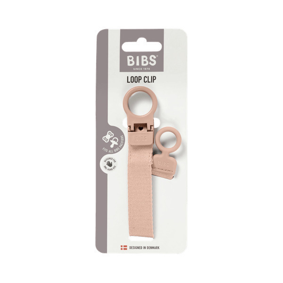 Bibs Κλιπ Πιπίλας Loop Clip Blush Bibs Κλιπ Πιπίλας Loop Clip Blush