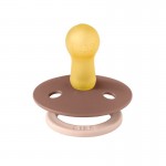 Bibs Πιπίλες Καουτσούκ No1 για  0-6 μηνών Colour  FUSION BLUSH/WOODCHUCK  2τμχ