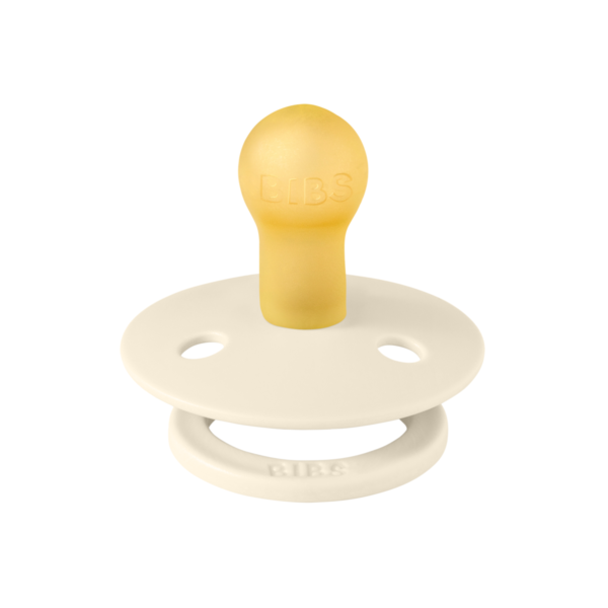 Bibs Πιπίλa Καουτσούκ No1 για  0-6 μηνών Colour IVORY 1τμχ