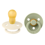 Bibs Πιπίλες Καουτσούκ No3 για 18-36 μηνών Colour IVORY/ SAGE 2τμχ Bibs Πιπίλες Καουτσούκ No3 για 18-36 μηνών Colour IVORY/ SAGE 2τμχ