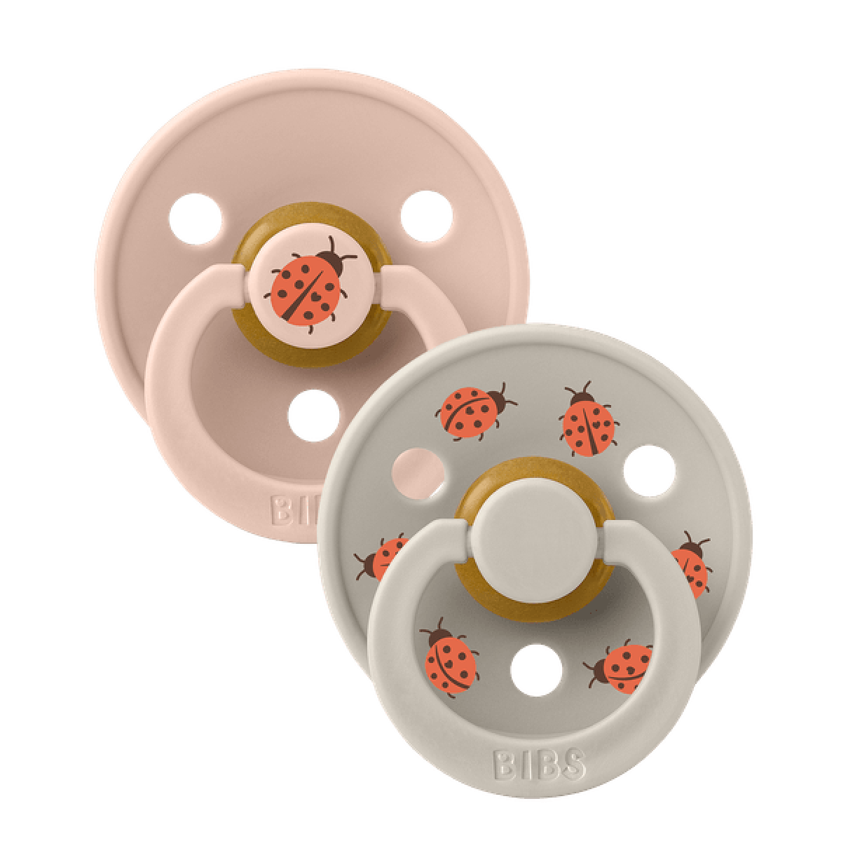 Bibs Πιπίλες Καουτσούκ No1 για 0-6 μηνών STUDIO COLLECTION LADYBUG/BLUSH MIX 2τμχ Bibs Πιπίλες Καουτσούκ No1 για 0-6 μηνών STUDIO COLLECTION LADYBUG/BLUSH MIX 2τμχ