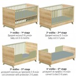 Casababy Rio Βρεφικό Κρεβάτι Μετατρεπόμενο Σε Προεφηβικό Casababy Rio Βρεφικό Κρεβάτι Μετατρεπόμενο Σε Προεφηβικό
