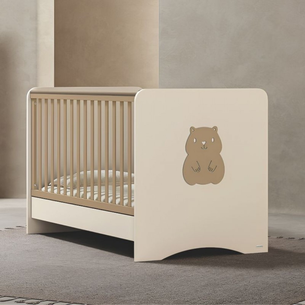 Casababy Capi Vanilla Βρεφικό Κρεβάτι Μετατρεπόμενο Σε Προεφηβικό