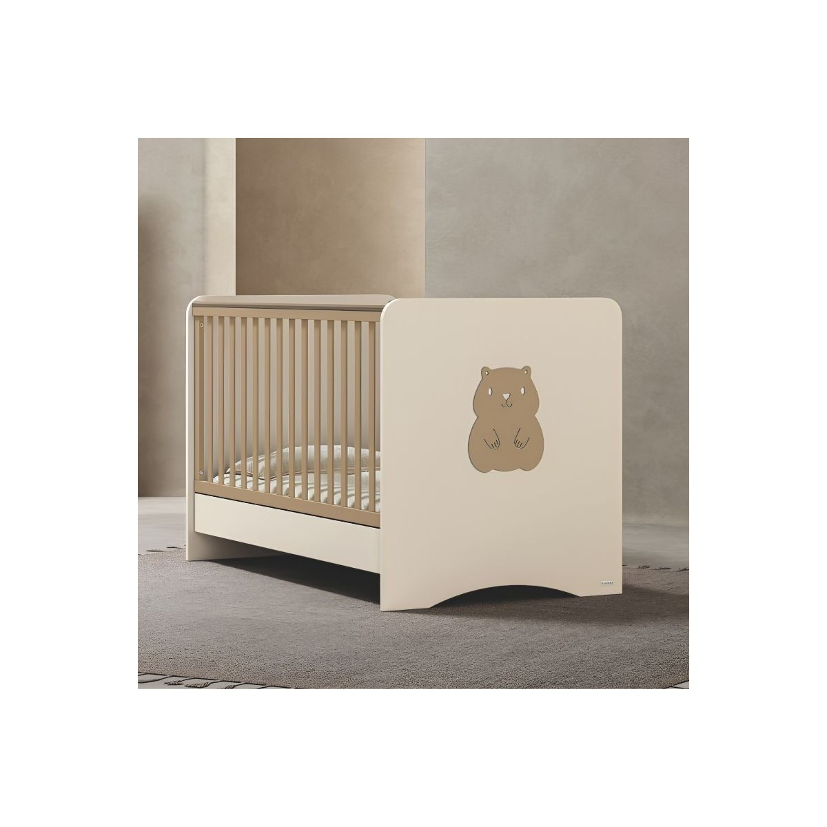 Casababy Capi Vanilla Βρεφικό Κρεβάτι Μετατρεπόμενο Σε Προεφηβικό