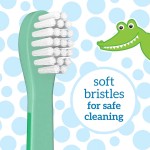 Dr. Brown's Βρεφική Οδοντόβουρτσα Για 1-4 Ετών Κροκόδειλος Πράσινος