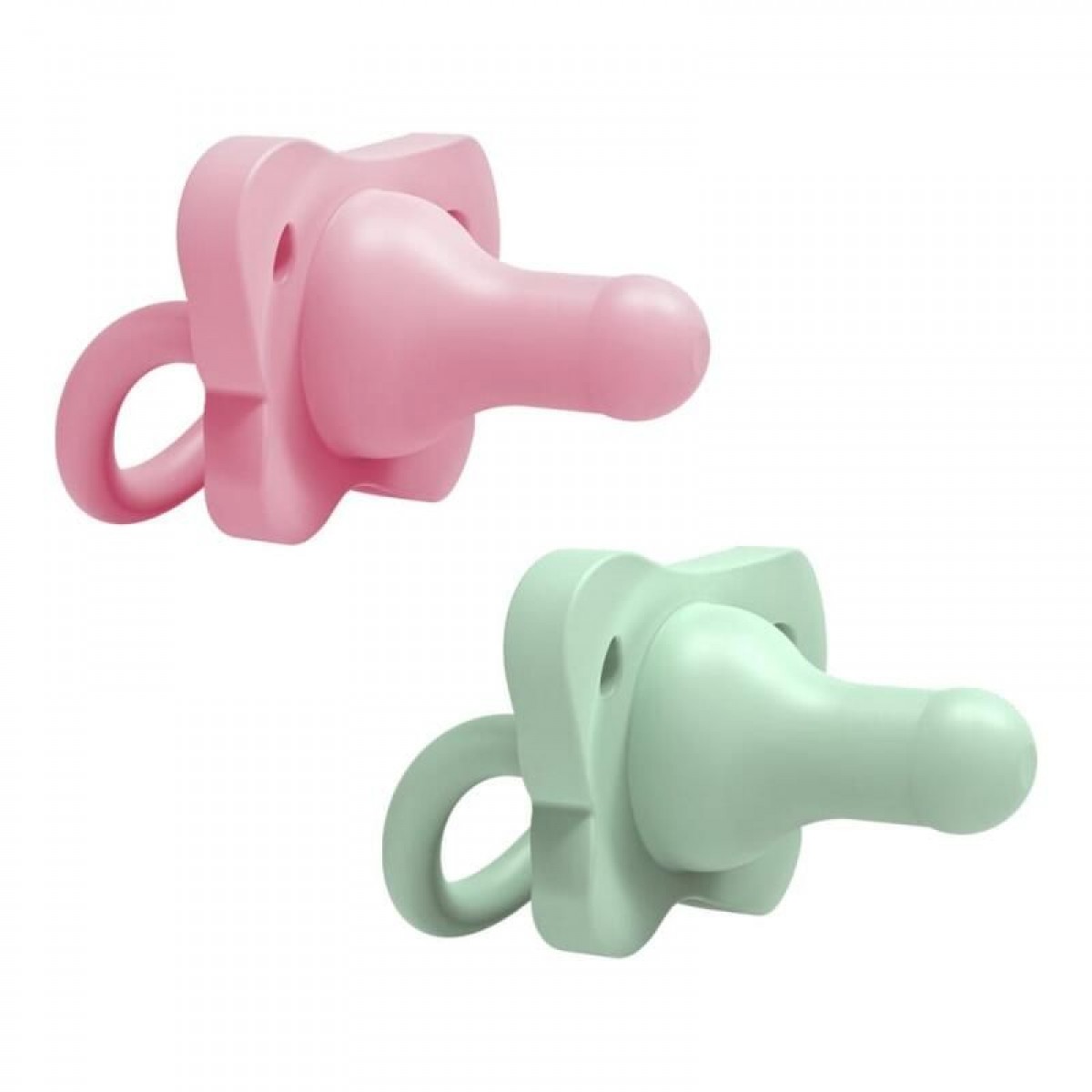 Dr. Brown's HappyPaci Σετ 100% Σιλικονούχες Πιπίλες 2 τμχ Για 0-6 Μηνών Pink / Mint Dr. Brown's HappyPaci Σετ 100% Σιλικονούχες Πιπίλες 2 τμχ Για 0-6 Μηνών Pink / Mint