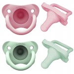 Dr. Brown's HappyPaci Σετ 100% Σιλικονούχες Πιπίλες 2 τμχ Για 0-6 Μηνών Pink / Mint Dr. Brown's HappyPaci Σετ 100% Σιλικονούχες Πιπίλες 2 τμχ Για 0-6 Μηνών Pink / Mint