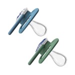 Dr. Brown’s Advantage Πιπίλα Σιλικόνης Μπλε-Μέντα  Νυκτός  6-18m 2 τεμάχια