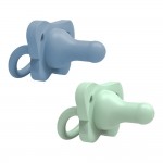 Dr. Brown's HappyPaci Σετ 100% Σιλικονούχες Πιπίλες 2 τμχ Για 0-6 Μηνών Blue / Mint Dr. Brown's HappyPaci Σετ 100% Σιλικονούχες Πιπίλες 2 τμχ Για 0-6 Μηνών Blue / Mint