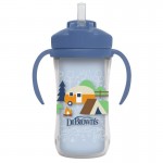Dr. Brown’s Κύπελλο Θερμός με Καλαμάκι 300 ml. Μπλε 12Μ+ Dino