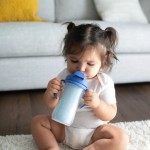 Dr. Brown’s Κύπελλο Θερμός με Καλαμάκι 300 ml. Μπλε 12Μ+ Dino