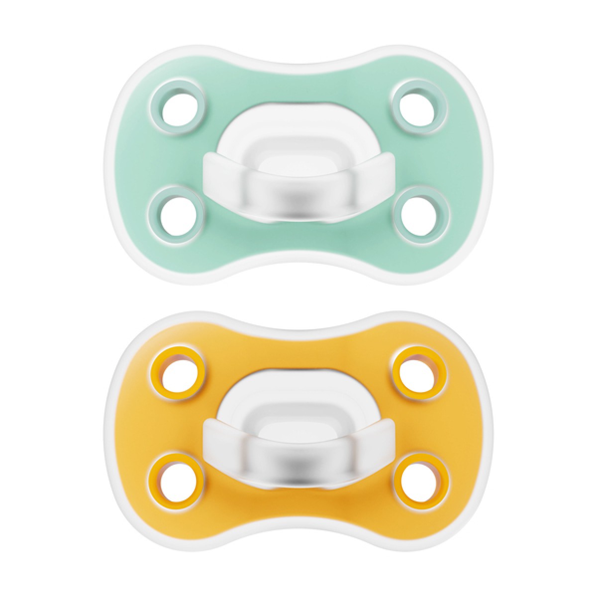 Dr Browns Advantage Πιπίλες Σιλικόνης 6-18m 2τμχ Blue-Yellow