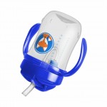 Κύπελλο 270ml με εύπλαστο καλαμάκι DR BROWN’S Baby’s First Straw Cup, Μπλε Αλεπού
