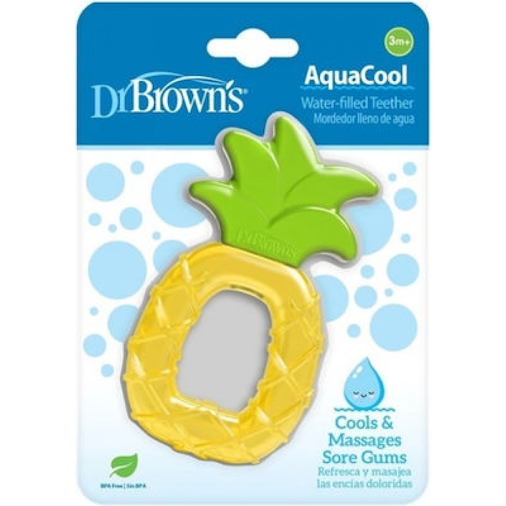 Dr. Brown’s Δροσιστικός Κρίκος Οδοντοφυΐας AquaCool Ανανάς