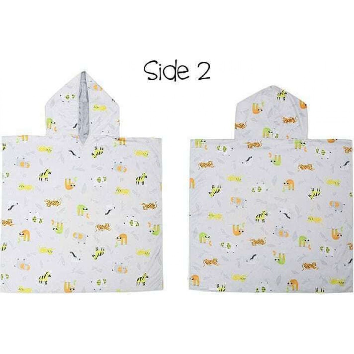 Πόντσο Διπλής Όψης UPF50+ – FlapJackKids SLOTH/ZOO Πόντσο Διπλής Όψης UPF50+ – FlapJackKids SLOTH/ZOO
