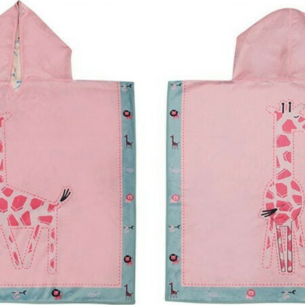 Πόντσο Διπλής Όψης UPF50+ – FlapJackKids  Giraffe/Zoo