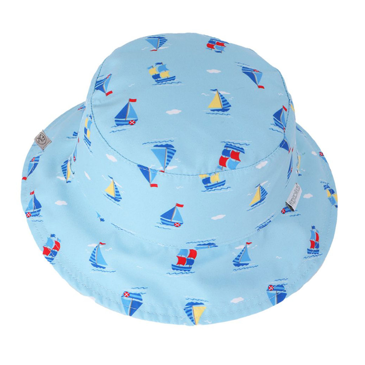 Παιδικό Καπέλο 2 Όψεων Με Αντιηλιακή Προστασία UPF50 FlapjackKids Sailboat/Submarine 2-4 Ετών